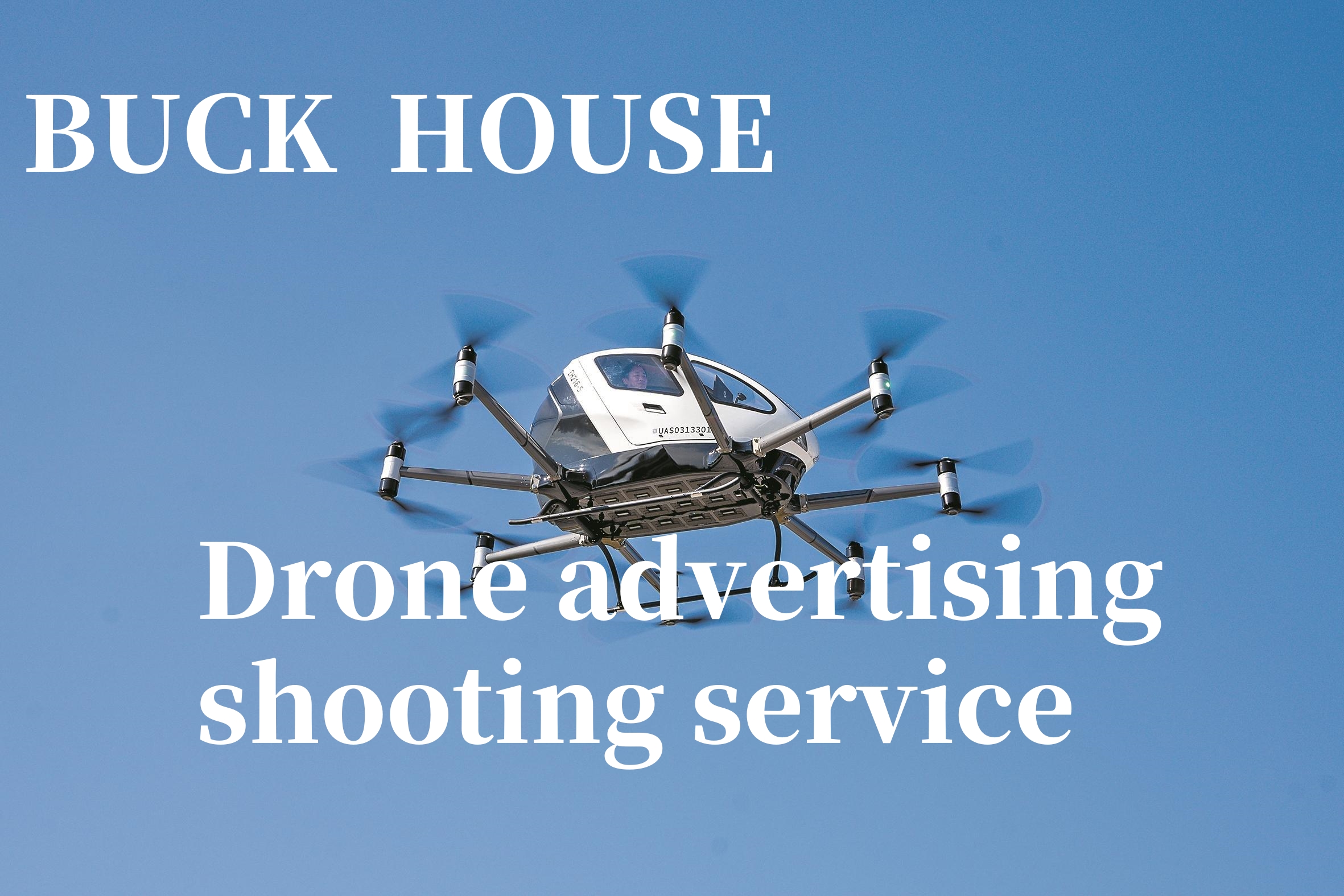 Drone advertising shooting service